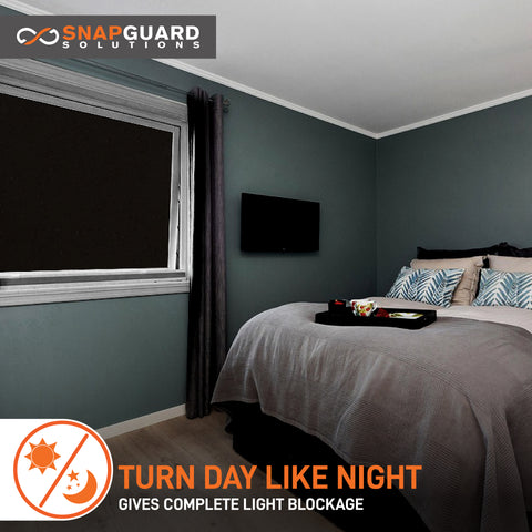 Snapguard Solutions Complete Privacy Window Film - Total Blackout + Lifetime Warranty
