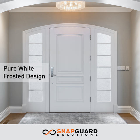 Snapguard Solutions Privacy Frosted Glass Window Film (Static Cling, Non-Adhesive)