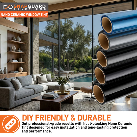 Nano Ceramic Home Window Tint Film - 3ft x 25ft