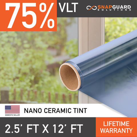Nano Ceramic Home Window Tint Film - 2.5ft x 12ft