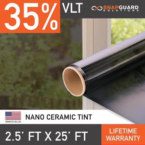 Nano Ceramic Home Window Tint Film - 2.5ft x 25ft