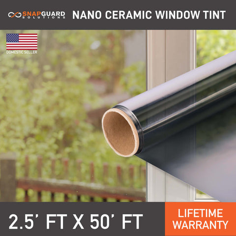 Nano Ceramic Home Window Tint Film - 2.5ft x 50ft