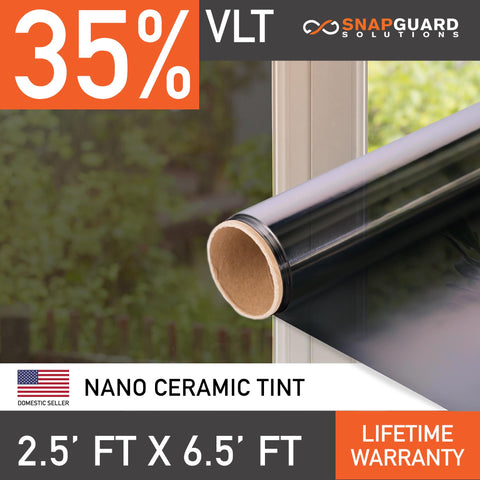 Nano Ceramic Home Window Tint Film - 2.5ft x 6.5ft