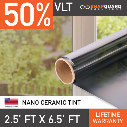 Nano Ceramic Home Window Tint Film - 2.5ft x 6.5ft
