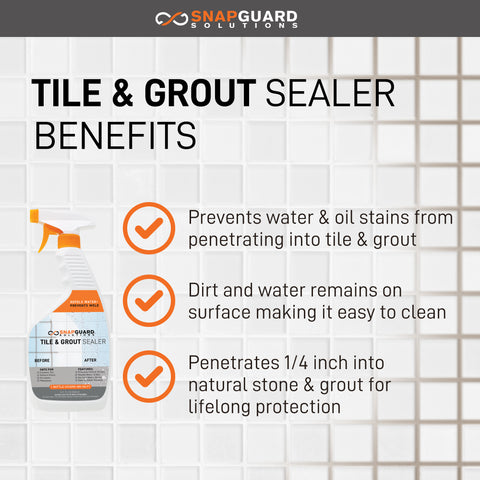 Tile and Grout - 500ml Spray with Grout Removal Tool